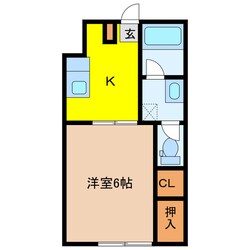 第二沼ハイツの物件間取画像